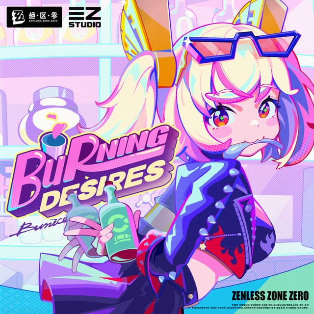 Album art for Burning Desires by Sān-Z